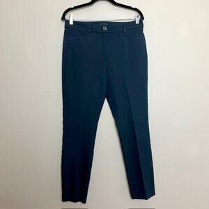 LOFT Curvy Skinny Pants Size 8 Navy Slim Career Office Ankle Trousers